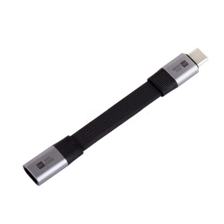 WAVESHARE USB4 V2.0 Type-C Extension Cable 80Gbps High-Definition Video Transmission, Straight He...