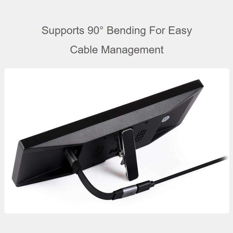 WAVESHARE USB4 V2.0 Type-C Extension Cable 80Gbps High-Definition Video Transmission, Straight He...