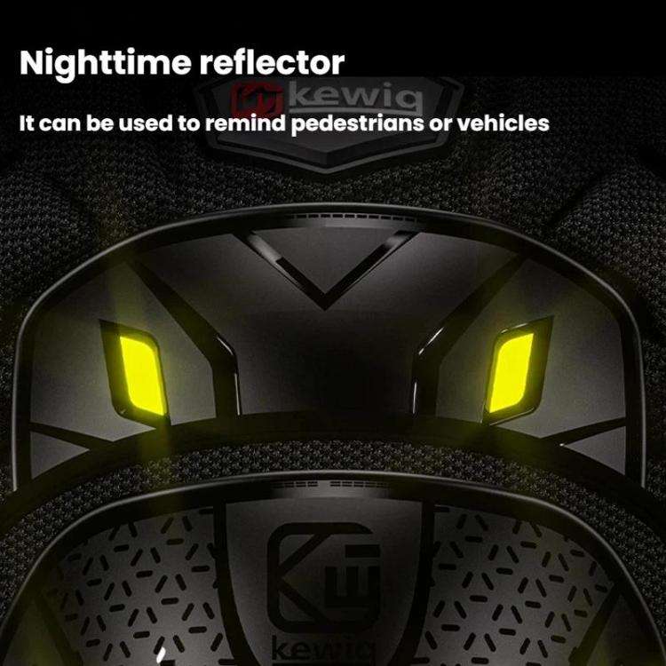 Kewig 2pcs Quick-Release Shockproof Motorcycle Riding Protective Covers Anti-Fall Knee & Elbow Pa...