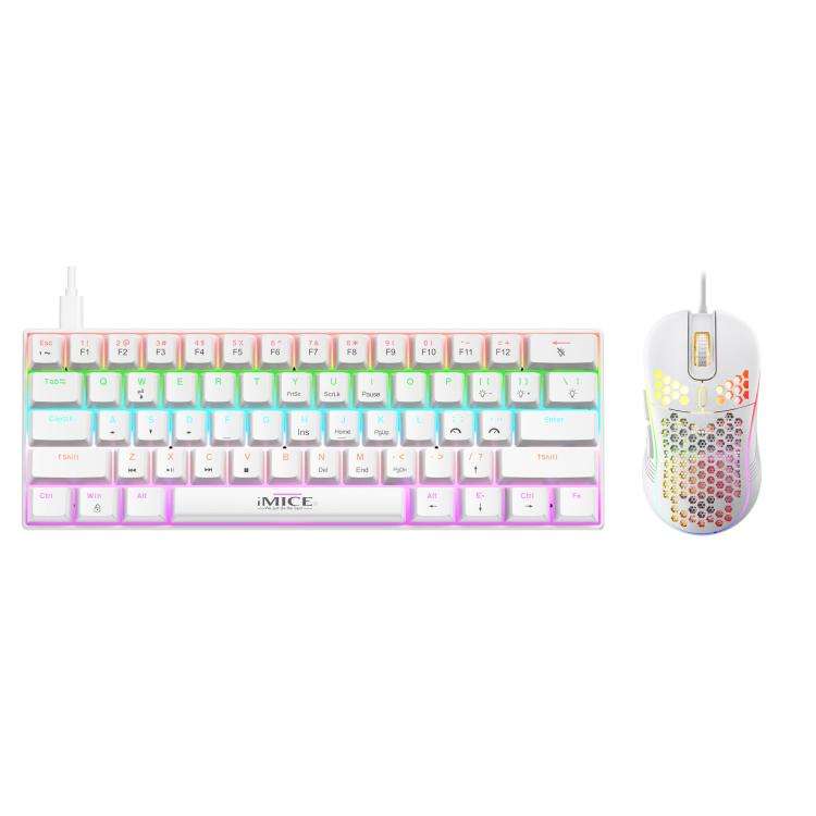 iMICE MK-X30 RGB Lighting Customizable 1.5m Wired Mechanical Gaming Keyboard Mouse Set
