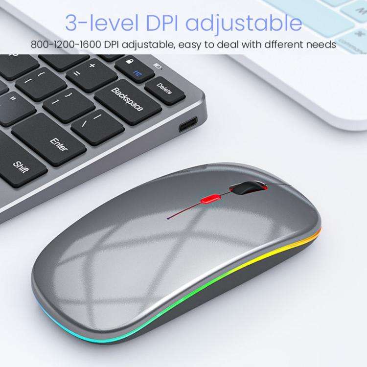 iMICE WK-102 Type-C Rechargeable Dual-Mode Wireless Keyboard and Mouse Set
