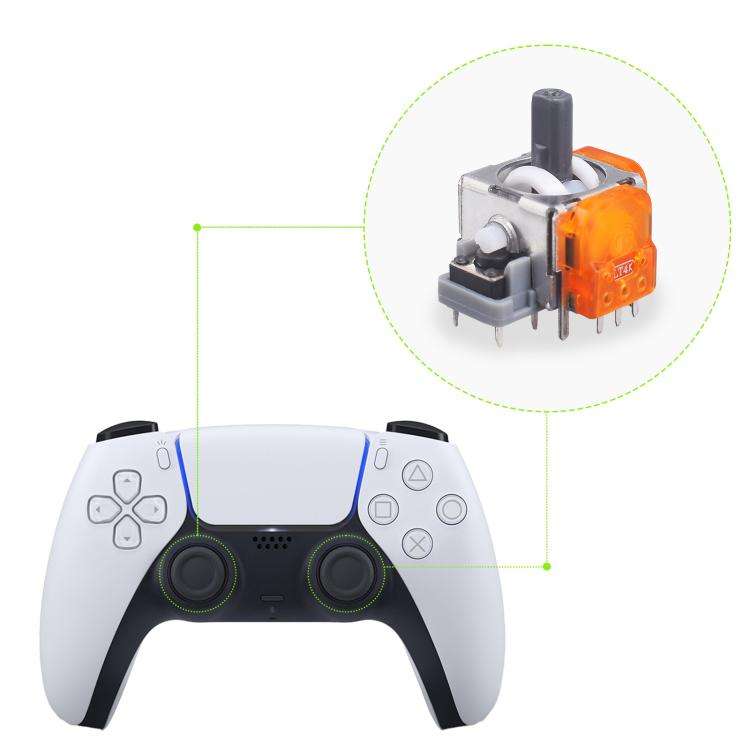 3D Hall Effect Joystick TMR Electromagnetic Hall Sensor Replacement Analog Stick, For PS5 Control...