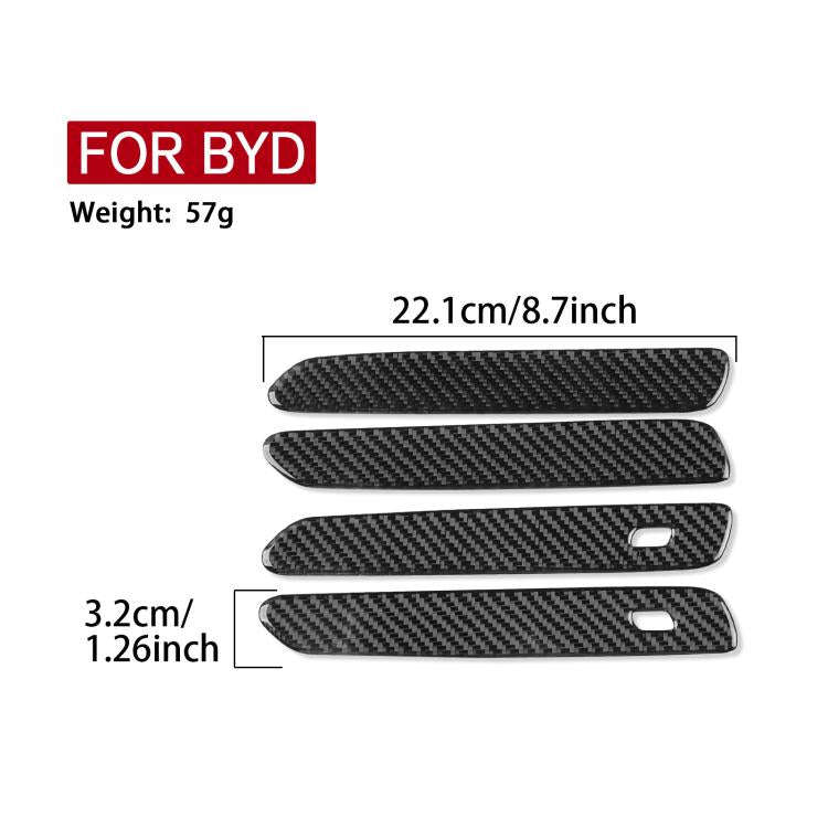 For 2022-2025 BYD Seal 4pcs /Set Car Door Handle Decoration Stickers