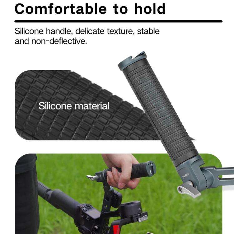 XILETU Adjustable Angle Handle Grip For DJI RS 4 Mini/RS 4 Pro/RS 4/RS 3 Mini/RS 3 Pro/RS 2 Stabi...