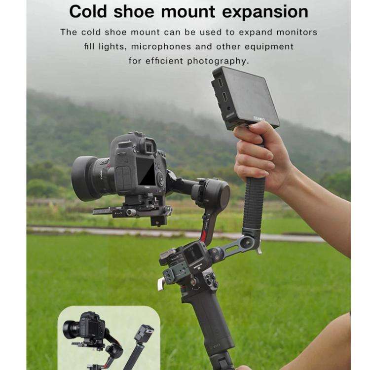 XILETU Adjustable Angle Handle Grip For DJI RS 4 Mini/RS 4 Pro/RS 4/RS 3 Mini/RS 3 Pro/RS 2 Stabi...