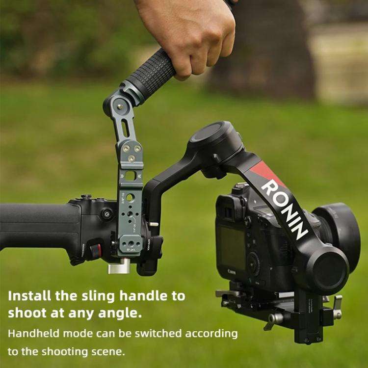 XILETU Adjustable Angle Handle Grip For DJI RS 4 Mini/RS 4 Pro/RS 4/RS 3 Mini/RS 3 Pro/RS 2 Stabi...