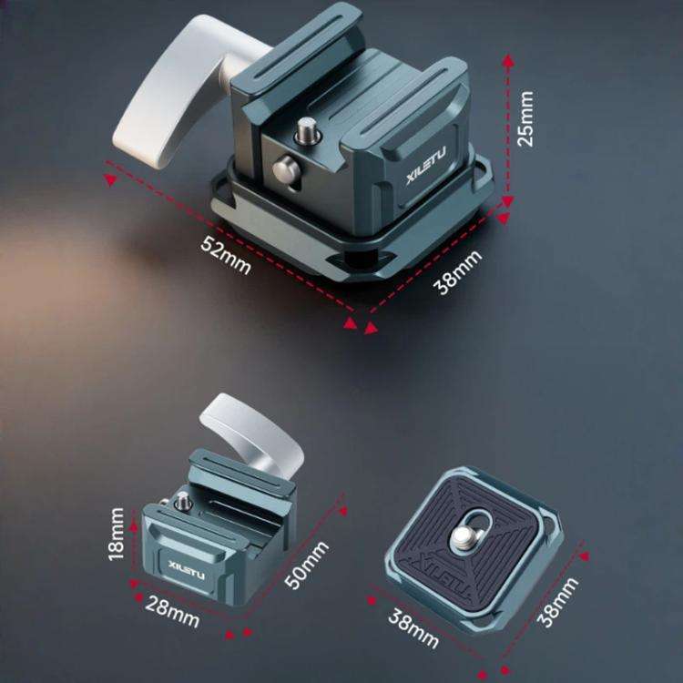 NATO Rail Clamp For DJI RS Series Stabilizer Arca-Swiss Compatible QR Mount Adapter, XILETU PC-38...