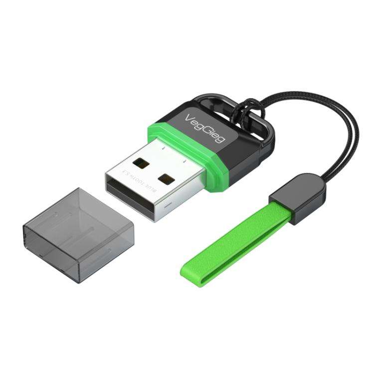 VegGieg Bluetooth 5.3 USB Adapter for Computer Headphones & Speakers - Wireless Transmitter/Receiver