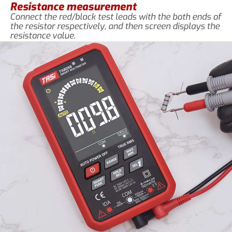 Large Screen Digital Fully Automatic Smart Multimeter, TASI TA805A Battery-powered, TASI TA805B R...