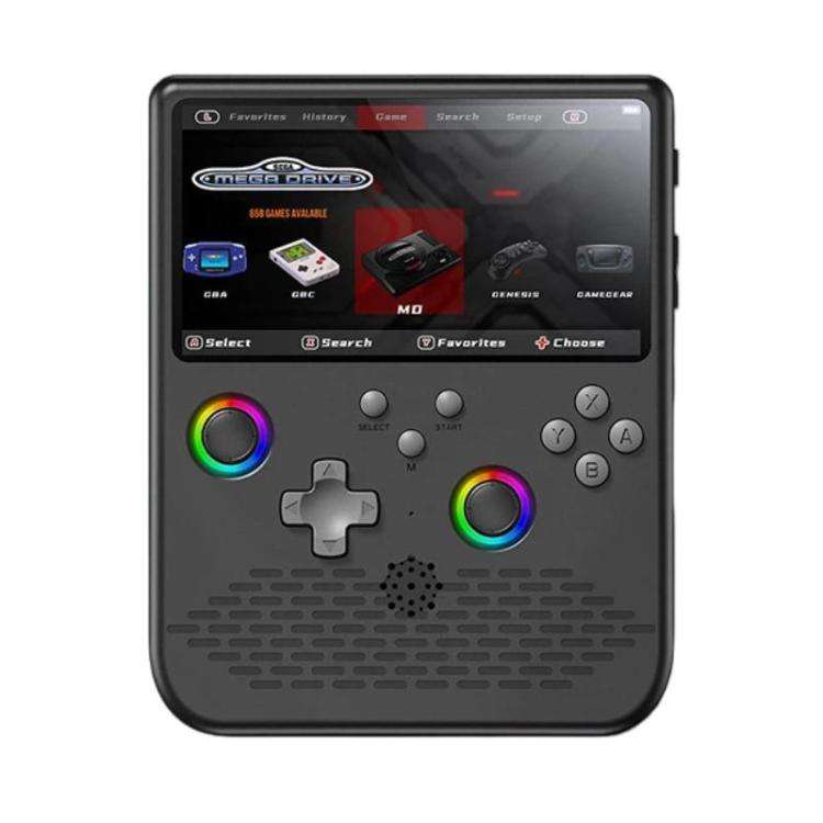 H5 5 Inch IPS HD Handheld Game Console With RGB Ambient Light Retro Mini Arcade, Portable Game Ma...