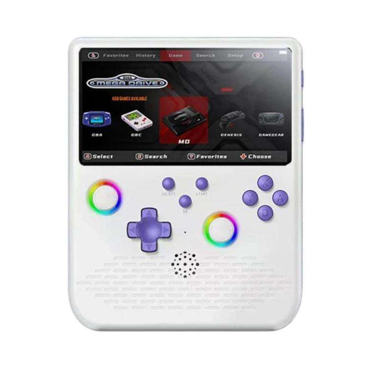 H5 5 Inch IPS HD Handheld Game Console With RGB Ambient Light Retro Mini Arcade, Portable Game Ma...