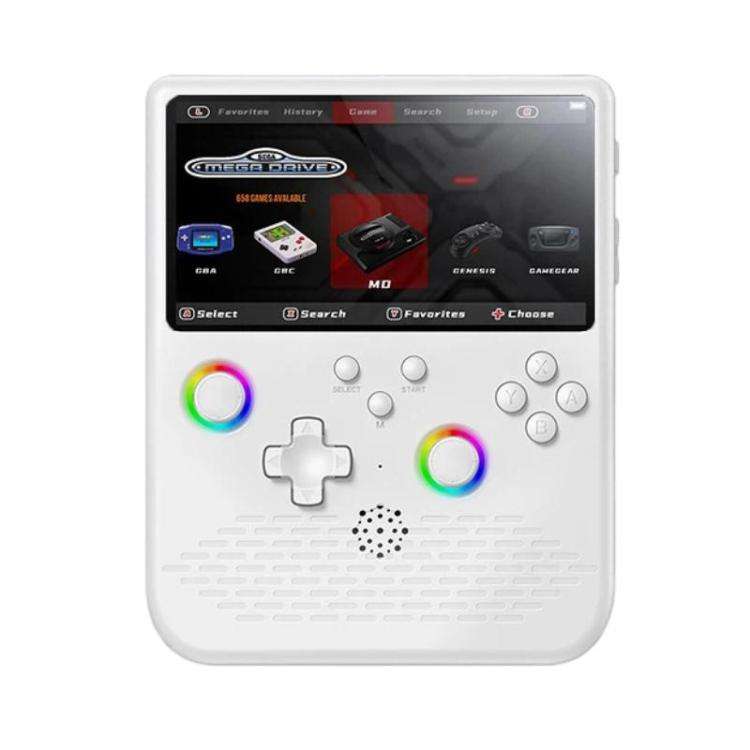 H5 5 Inch IPS HD Handheld Game Console With RGB Ambient Light Retro Mini Arcade, Portable Game Ma...