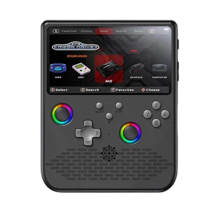 H5 5 Inch IPS HD Handheld Game Console With RGB Ambient Light Retro Mini Arcade, Portable Game Ma...