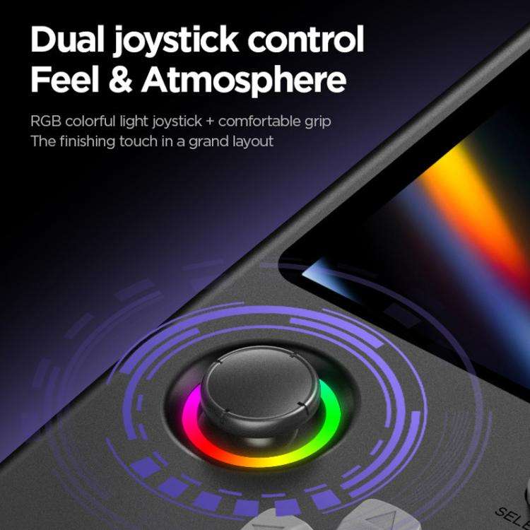 H5 5 Inch IPS HD Handheld Game Console With RGB Ambient Light Retro Mini Arcade, Portable Game Ma...