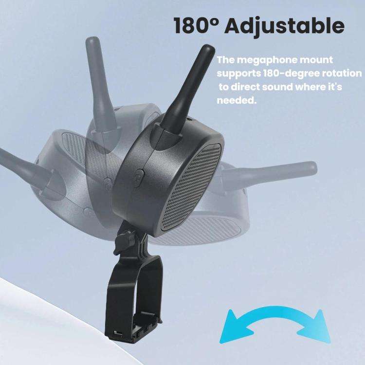 Drone Megaphone for DJI Mini 4 Pro 2000M Long Distance Wireless Speaker 120dB High Volume Loudspe...