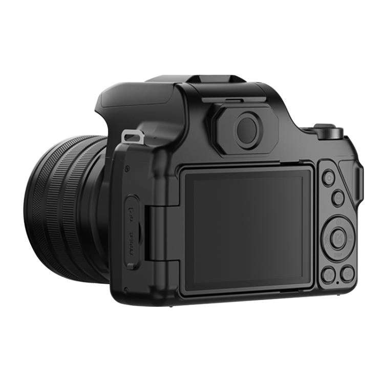 4K Flip-Screen High-Definition Waist-Level Viewfinder SLR Digital Camera, DC207, DC20 + Flash + C...