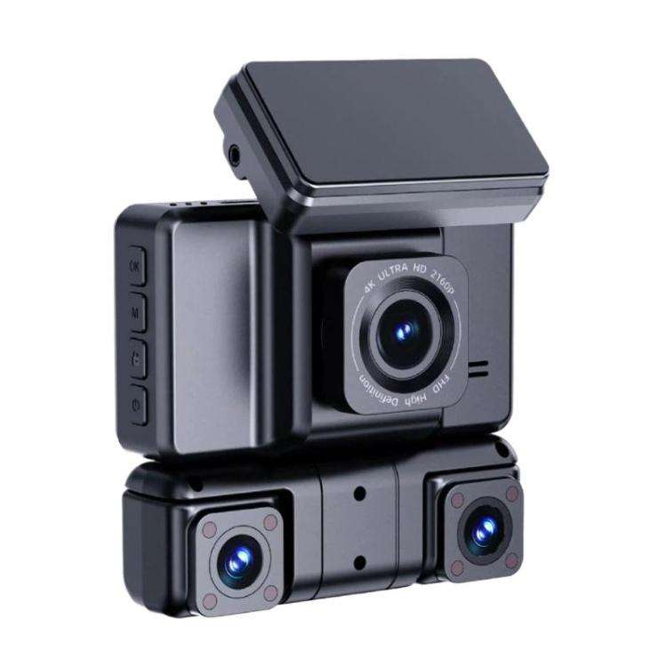 A9 HD Night Vision Dash Camera 360-Degree Parking Monitor With Mobile Phone Connection, Front+Lef...