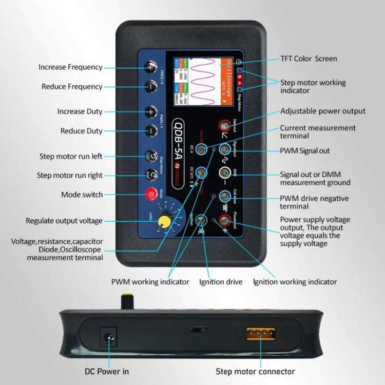 HWAUT QDB-5A Automotive Actuator Drive Detector Oscilloscope