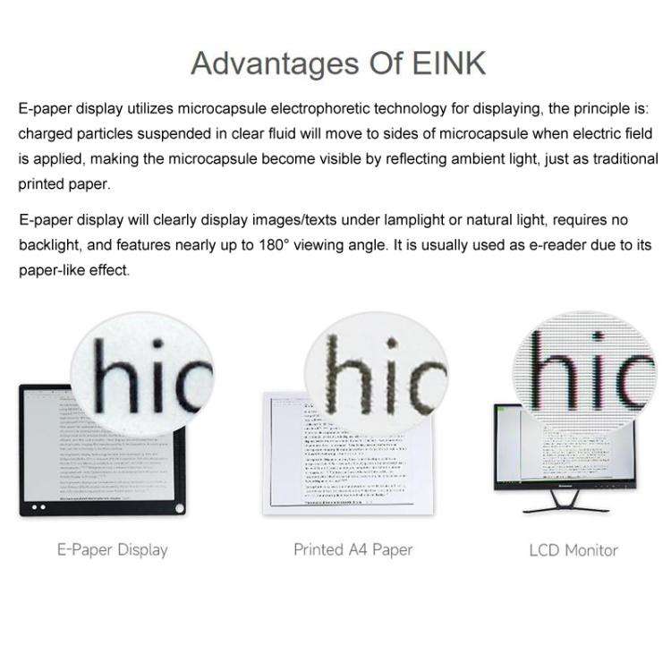 ESP32-S3 13.3 Inch Full Color E-Paper Display Onboard Audio Codec Chip Support WiFi & Bluetooth 5...