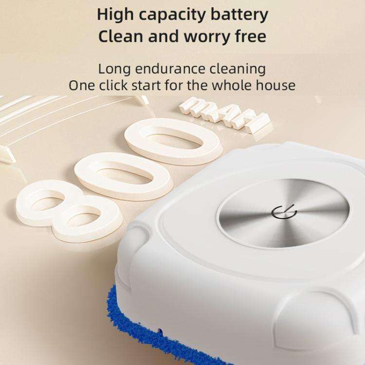 P7 Small Household Intelligent Sweeping Robot Wireless Automatic Floor Mopping Machine, Black Wit...