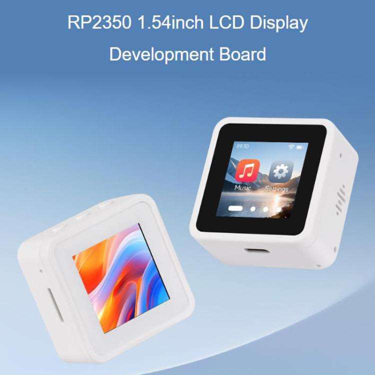 Waveshare 34332 RP2350 1.54 Inch LCD Display Development Board 65K Color, IPS Display Panel, Dual...