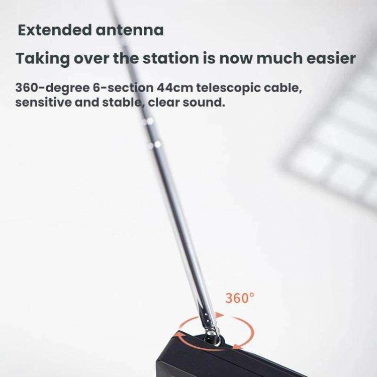 WDK FM/AM/SW Multi-Band LCD Screen Clock-Controlled Stereo Digital Radio, For EU, For US