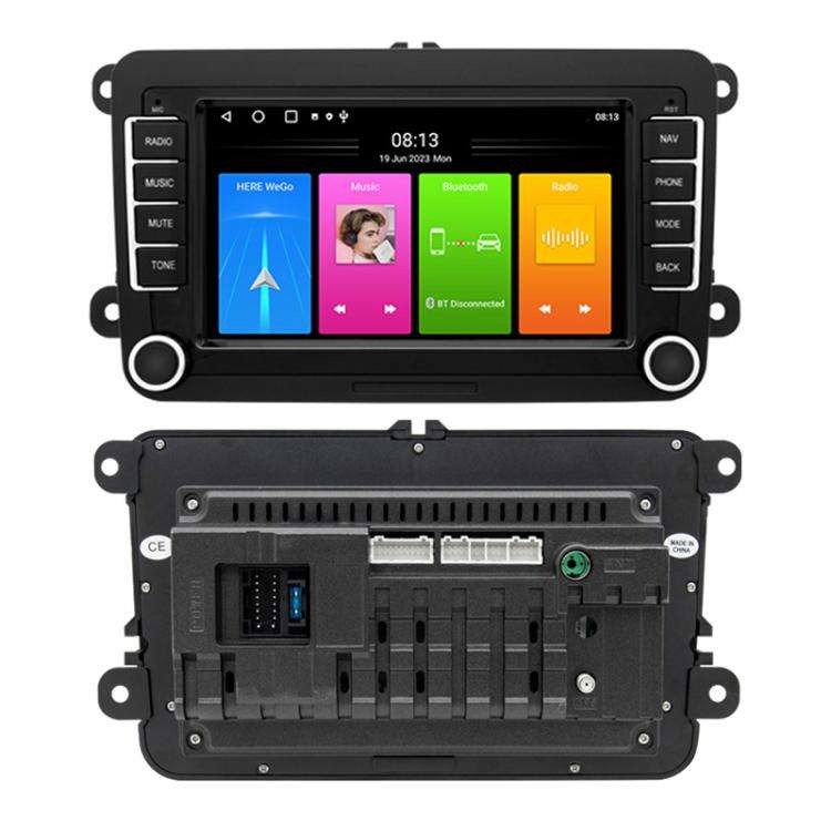 7-Inch Car Navigation System With Wireless Bluetooth CarPlay For Volkswagen, Quad-core 2GB+32GB, ...