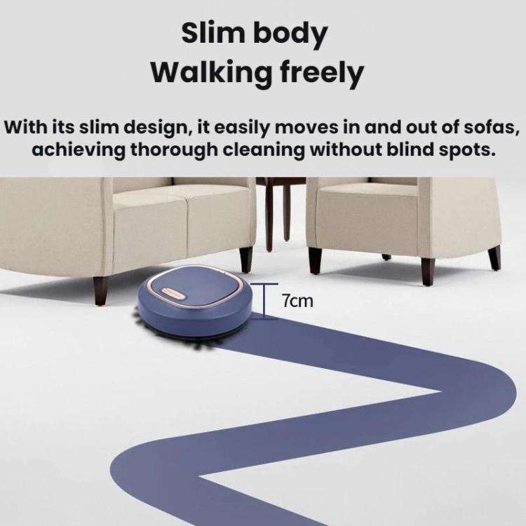 Fully Automatic Home Smart USB Rechargeable Cleaning Robot