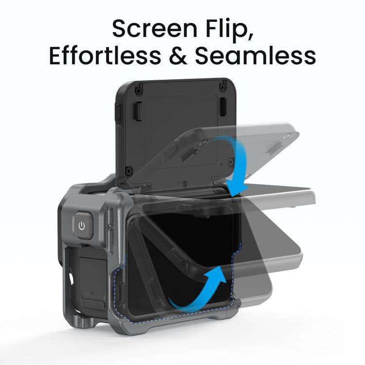 For Insta360 Ace Pro 2 / Ace Pro AMagisn Metal Camera Cage 2.0 With Quick-Switch Vertical/Horizon...
