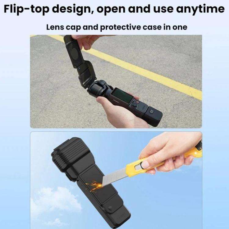 For DJI Osmo Pocket 4 BRDRC Display Lens Cover Gimbal Protective Case