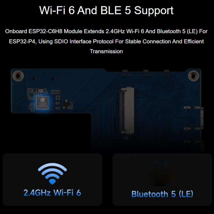 Waveshare 33511 ESP32-P4 3.5 Inch Smart Vision Development Board Built-In Microphone And Speaker,...