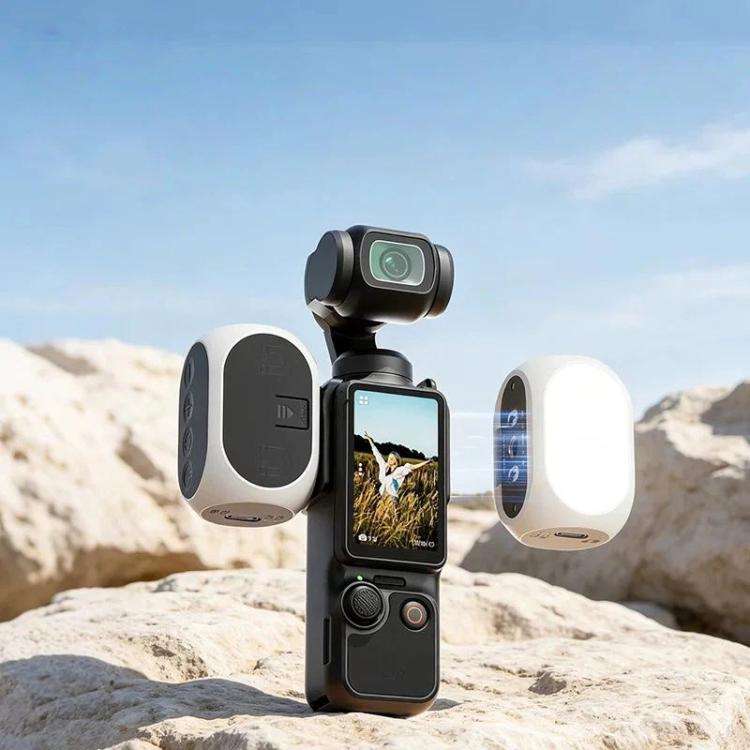 For DJI Osmo Pocket 4/3 Magnetic Fill Light 3 Color Modes Portable Rechargeable Vlog Video Light,...