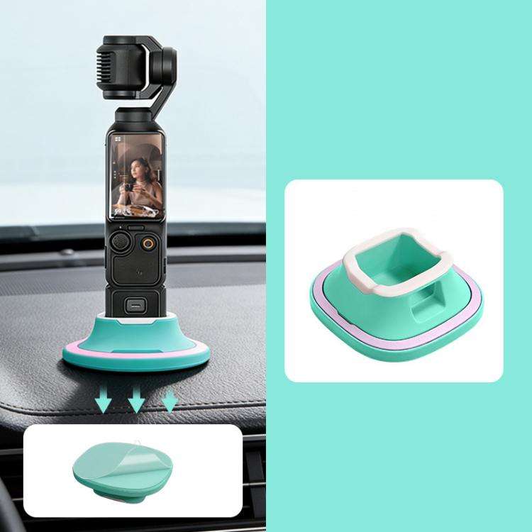 For DJI Osmo Pocket 4/3 Silicone Anti-Slip Base Desktop Support Stand Holder Includes Reusable Na...