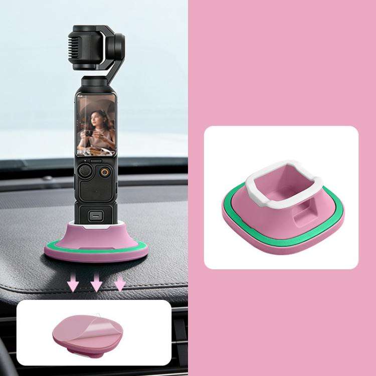 For DJI Osmo Pocket 4/3 Silicone Anti-Slip Base Desktop Support Stand Holder Includes Reusable Na...