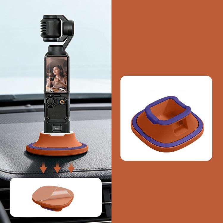 For DJI Osmo Pocket 4/3 Silicone Anti-Slip Base Desktop Support Stand Holder Includes Reusable Na...