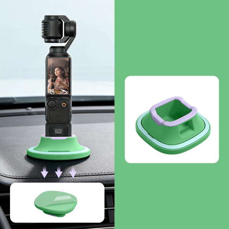 For DJI Osmo Pocket 4/3 Silicone Anti-Slip Base Desktop Support Stand Holder Includes Reusable Na...