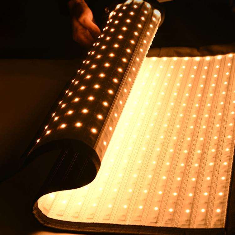 DENGWEI FP150S 150W Rollable LED Video Light With Grid 2700K-6500K Bi-Color Flexible LED Light Pa...