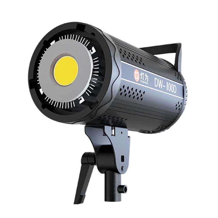 DENGWEI DW100D 100W COB LED Video Light Daylight Balanced Continuous Output Studio Lamp, EU Plug,...