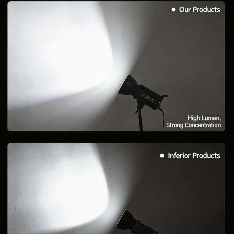 DENGWEI DW100D 100W COB LED Video Light Daylight Balanced Continuous Output Studio Lamp, EU Plug,...