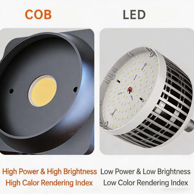 DENGWEI LA100Bi 100W LED Video Light COB Continuous Output Lighting For Live Streaming, 2700K-650...