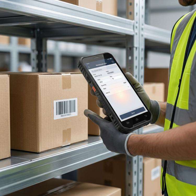 Handheld Terminal PDA Scanning Inbound & Outbound All-In-One Machine, 1D 2D Barcode Data Collecto...