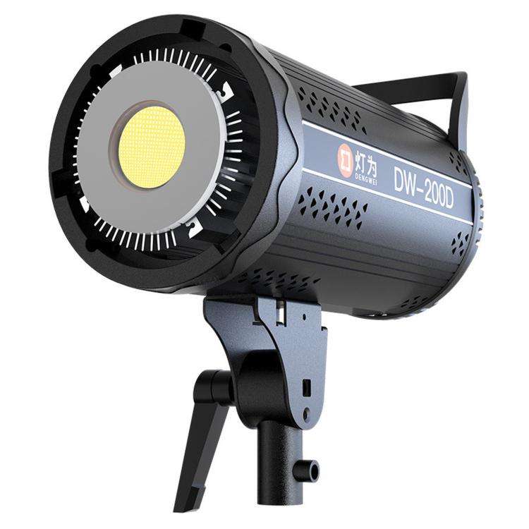 DENGWEI DW200D 200W COB LED Video Light Daylight Balanced Continuous Output Studio Lamp, EU Plug,...