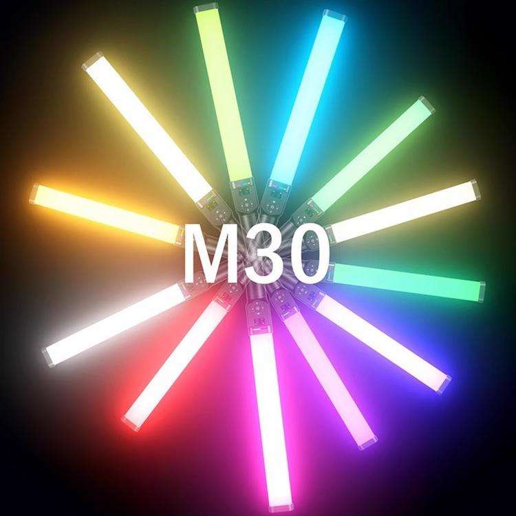 DENGWEI 30W Handheld RGB Light Wand Rechargeable LED Video Light Stick 2700K-8500K Full Color Pho...