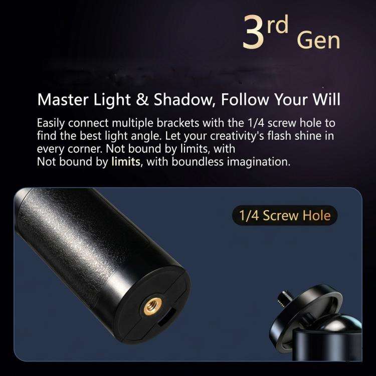 DENGWEI 30W Handheld RGB Light Wand Rechargeable LED Video Light Stick 2700K-8500K Full Color Pho...