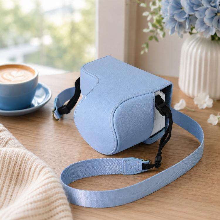 For Sony ZV-E10 II / ZV-E10M2 PU Leather Camera Case Bag Protective Half Body Cover With Shoulder...