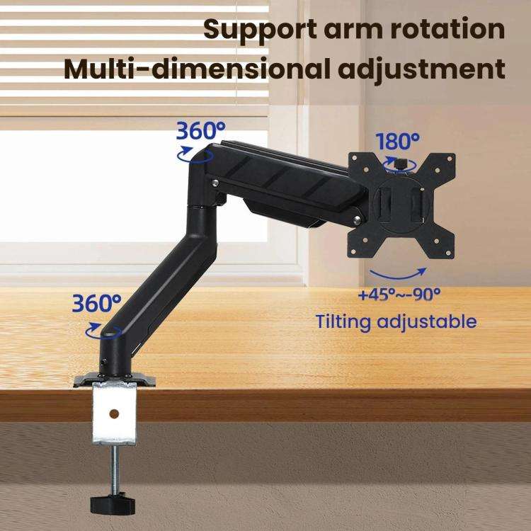 10-32 Inch Monitor Cylinder Spring Cantilever Desktop Height-Adjustable Bracket, DY-01