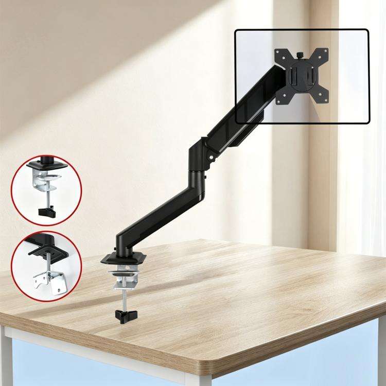 10-32 Inch Monitor Cylinder Spring Cantilever Desktop Height-Adjustable Bracket, DY-01