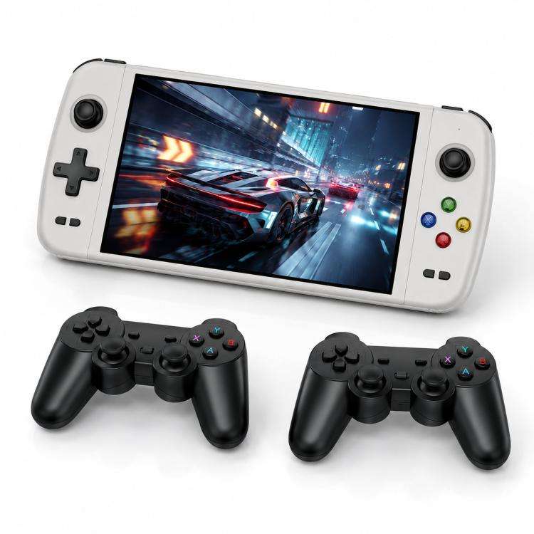SJGAM M27 Handheld Gaming Console 7 Inch 3D Large Screen HD Portable Console, 64GB, 128GB, 256GB,...