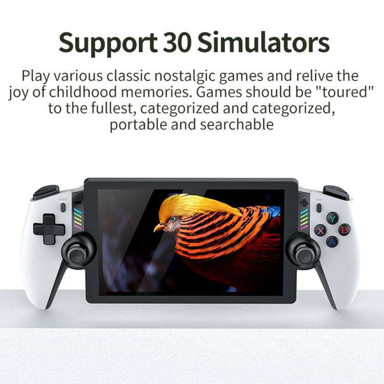 SJGAM M28 Vibration Experience 7 Inch IPS Large Screen Handheld Gaming Console, 128GB, 256GB