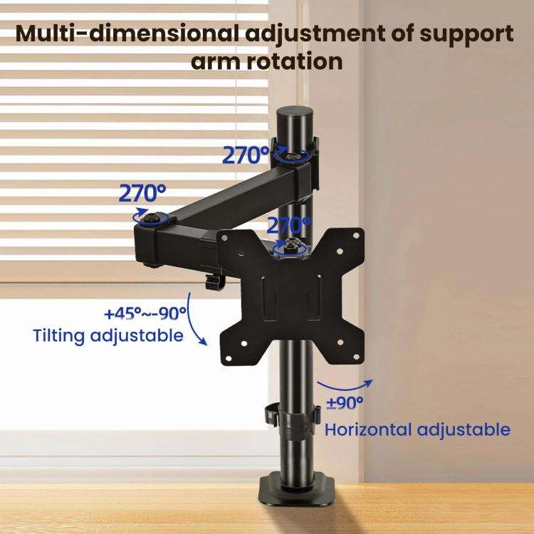 Computer Monitor Single-Arm Rotating Lifting Stand, ZX-MT011N